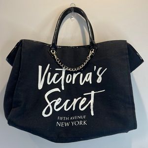 Victoria’s Secret Black Duffle/ XL beach bag
